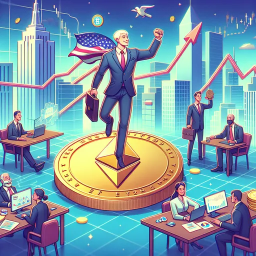 "Un analyste de Nansen suggère que la réélection de Trump pourrait accélérer le lancement du premier ETF Ethereum adossé à des actifs"