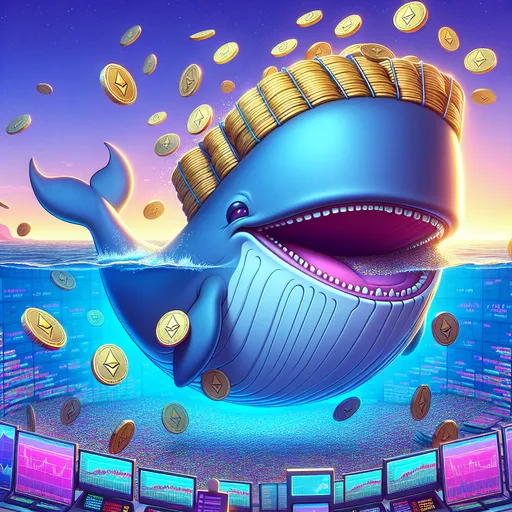 "Un baleine crypto transfère 5000 ETH vers Binance, pourrait bénéficier d'un profit de 3,35 millions de dollars en cas de vente intégrale"